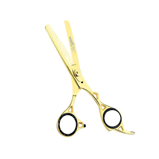 6.5 INCH PROFESSIONAL BARBER HAIR THINNING SHEARS (GOLDEN)